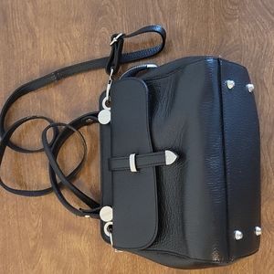 Leather crossbody baf
